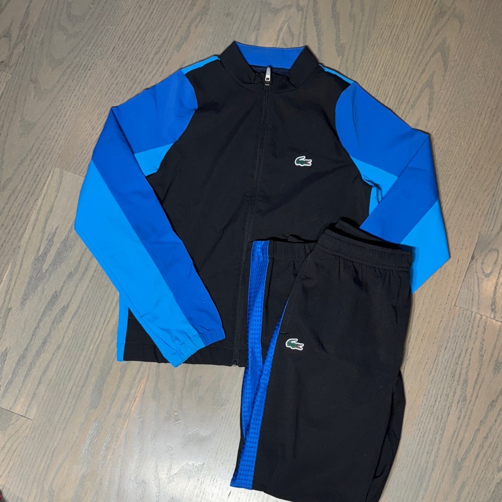 Lacoste Black and Blue Athletic Set